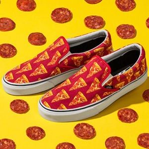 Vans Late Night Slip-on Mars Red Pizza